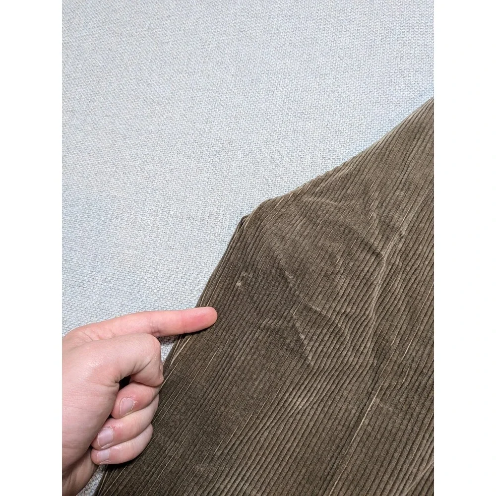 Polo Ralph Lauren Cords Mens Pants Brown 36x32 VTG Corduroy Classic Pleated
